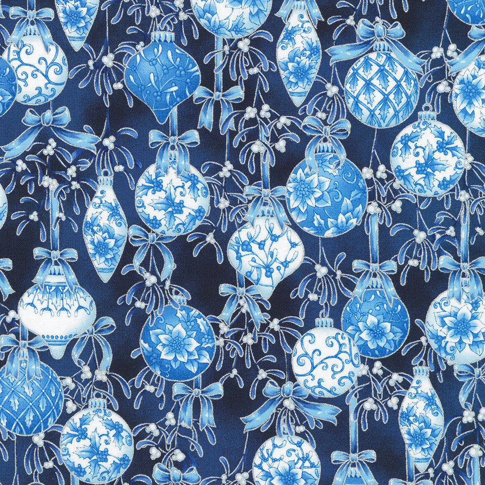 Holiday Flourish - Blue