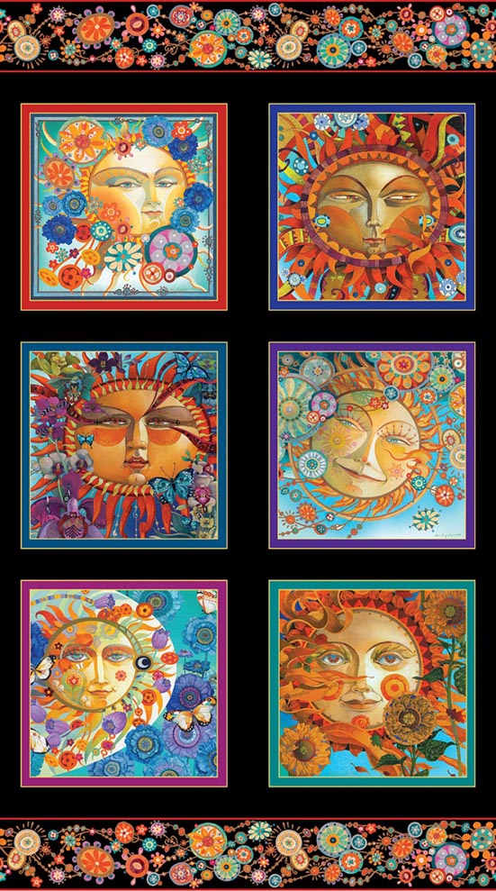 Seasons of the Sun Patchworkstoffe