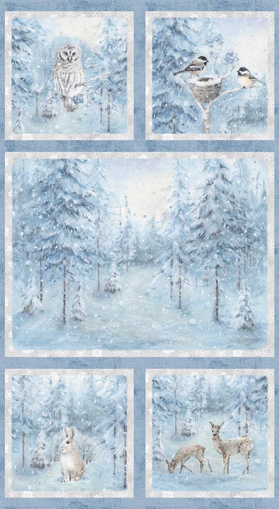 Woodland Frost  Winterstoffe