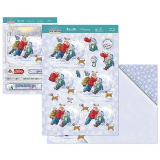 Magical Christmas Time Snow Day Deco-Large