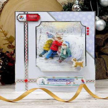 Magical Christmas Time Snow Day Deco-Large