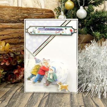 Magical Christmas Time Snow Day Deco-Large