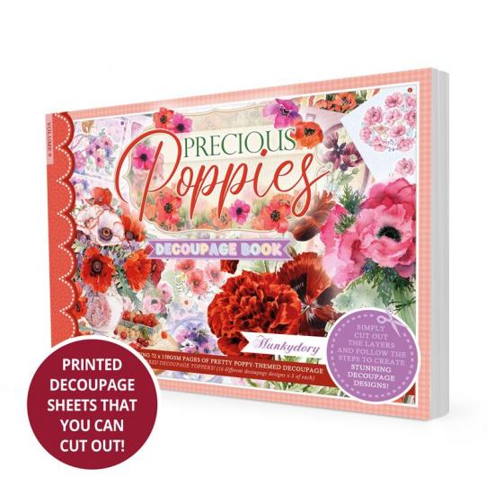 Hunkydory Decoupage Book Volume 9 Precious Poppies