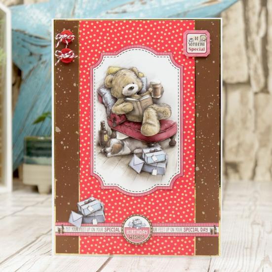 Hunkydory Decoupage Book Volume 12 Teddy Loves