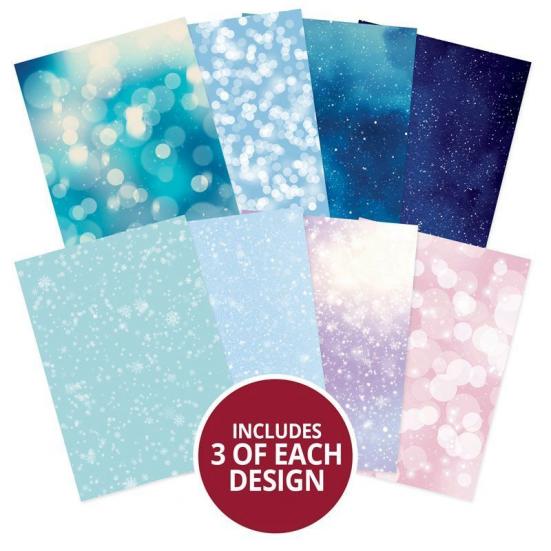 Designpapier Adorable Pattern Pack V Sparkling Snowfall