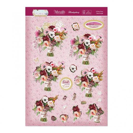 Flourishing Florals Deco Large A Rosy Posy