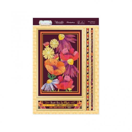 Flourishing Florals Deco Large Retro Radiance