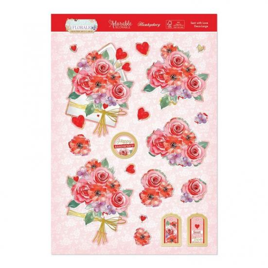 Flourishing Florals Deco Large Sent with Love