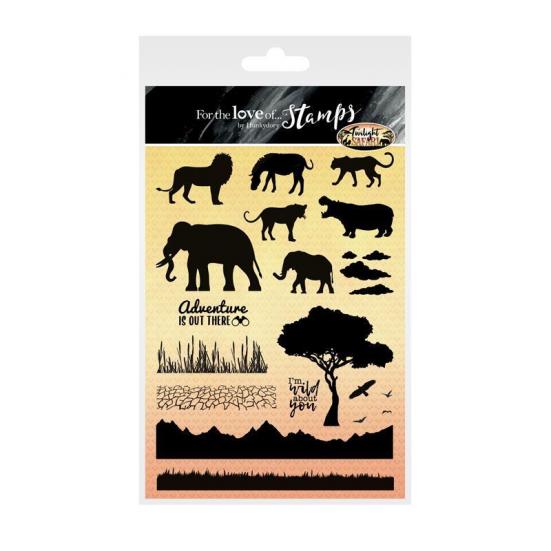 For the Love of Stamps Twilight Safari