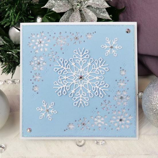 Moonstone Cutting Dies Falling Snowflake Panels