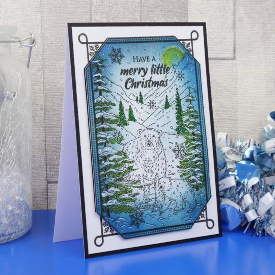 Motivstempel A Sparkling Season Polar Bear Mountain