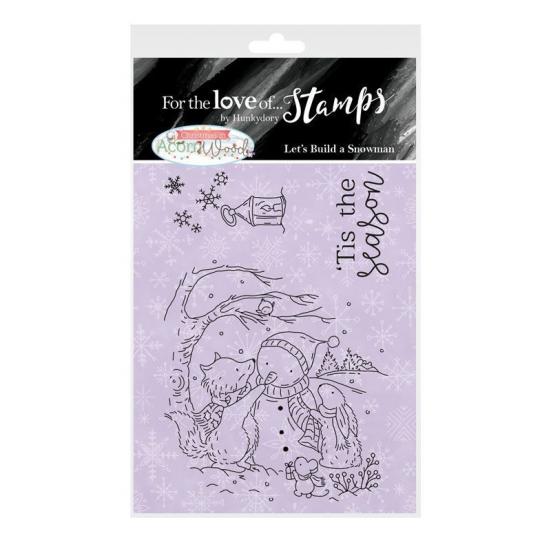 Stempelset For the Love of Stamps Let's build a Snowman