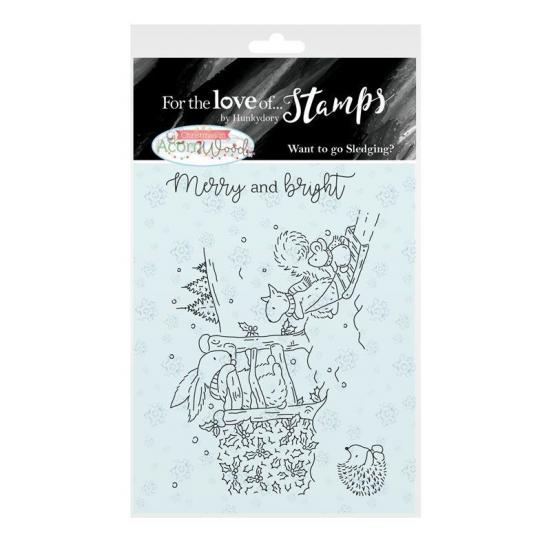 Stempelset Clear Stamps Want to go Sledging