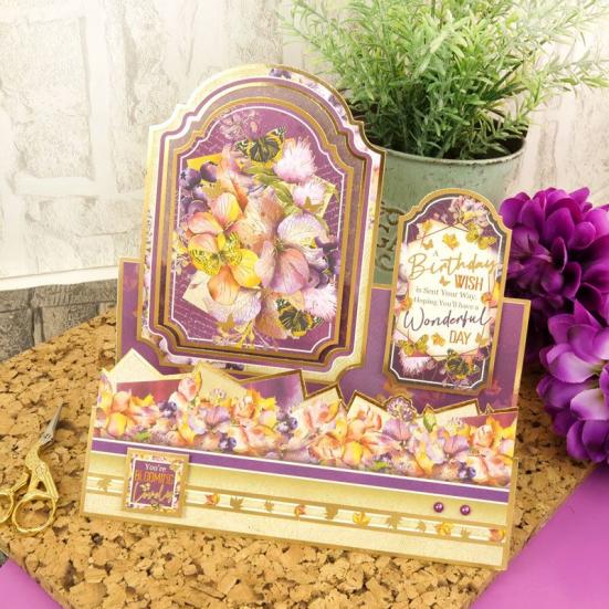 Topper Set Forever Florals Autumn Days - Purple Posies