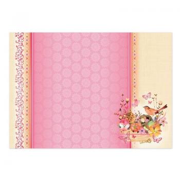 Topper Set Butterfly Blush In the Garden