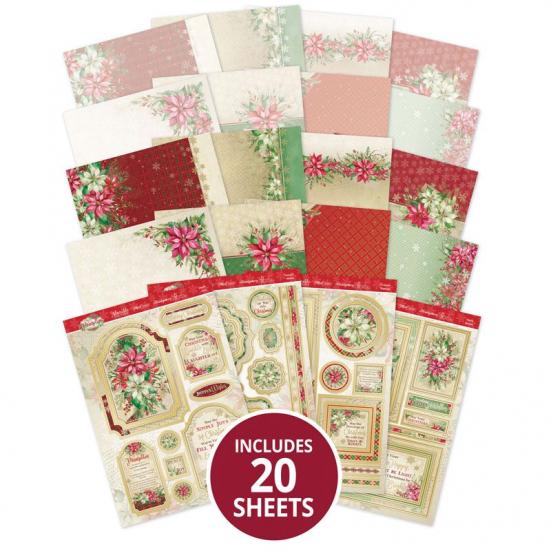 Forever Florals Poinsettia Deluxe Craft Pad