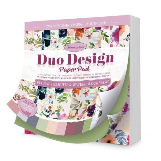 Designpapier Floral Delights & Watercolour Wash