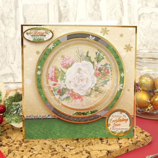 Topper Set Forever Floral Festive Rose Festive Foliage