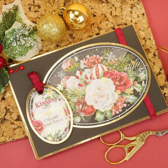 Topper Set Forever Floral Festive Rose Festive Foliage