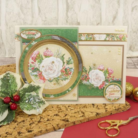 Topper Set Forever Floral Festive Rose Festive Foliage