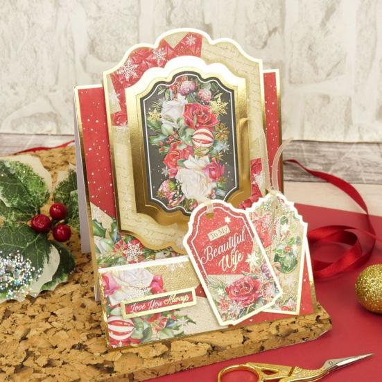 Luxury Card Collection Forever Florals Festive Rose