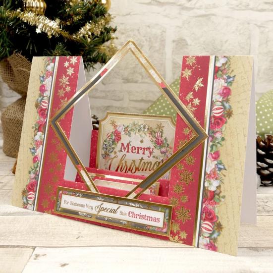 Luxury Card Collection Forever Florals Festive Rose