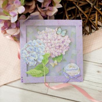 Pergament Forever Florals Hydrangea Parchment DIN A4