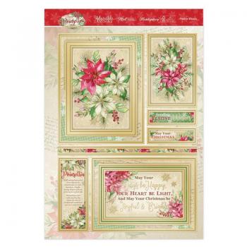 Kartenset Poinsettia Festive Blooms Topper Set