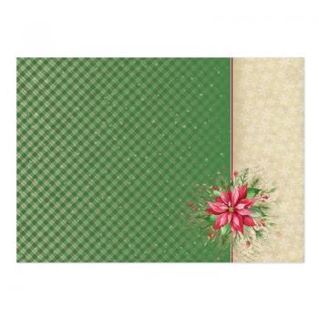 Kartenset Poinsettia Peaceful Wishes Topper Set