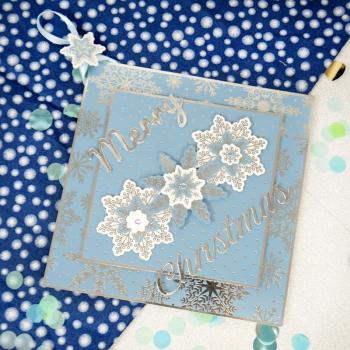 Let it Snow Luxury Foiled Cardstock DIN A4