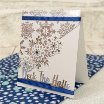 Let it Snow Luxury Foiled Cardstock DIN A4