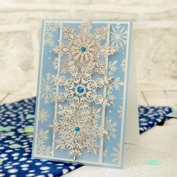 Let it Snow Luxury Foiled Cardstock DIN A4