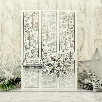 Let it Snow Luxury Foiled Cardstock DIN A4