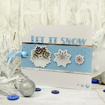 Let it Snow Snowflake Die-Cuts Adorable Scorable