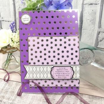 Lilac Dreams Luxury Foiled Cardstock DIN A4