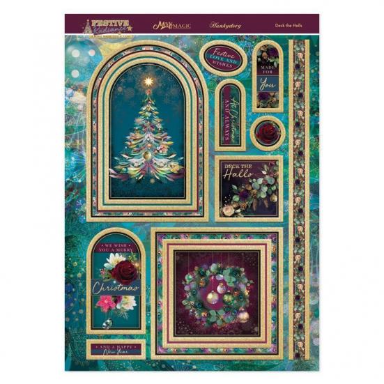 Topper Set Festive Radiance Deck the Halls