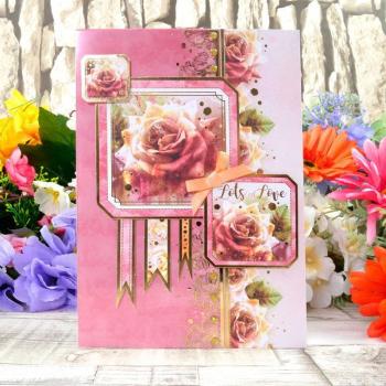 Luxury Card Collection Paintdrop Florals