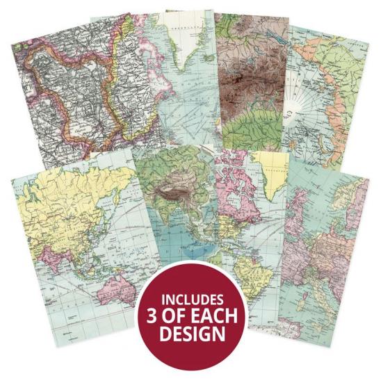 Designpapier Adorable Pattern Pack VII Around the World