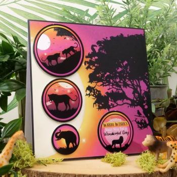 Perfect Backgrounds Stamping Pad Twilight Safari 5x5