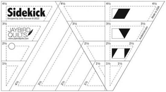 Schablone Sidekick Ruler