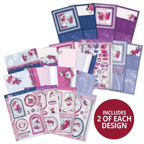 Luxury Card Collection Peony Promise Topper Set