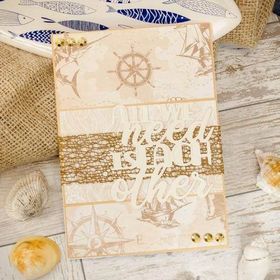 Designpapier Sea Breeze & Rippling Waves