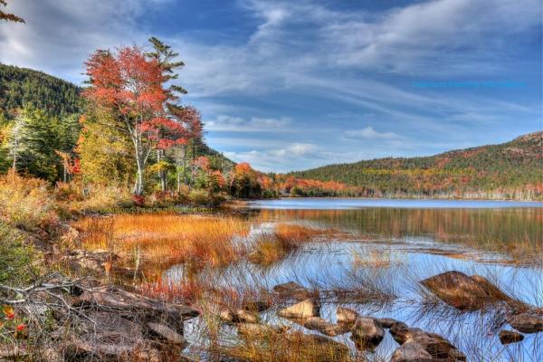 Diamond Painting Bar Harbour, Maine, 240 Farben eckig