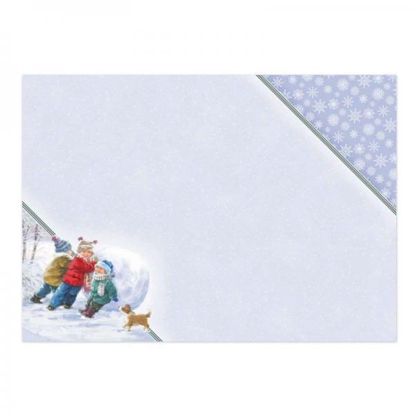 Magical Christmas Time Snow Day Deco-Large