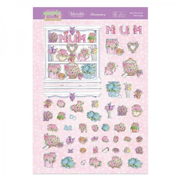 Hunkydory Springtime Wishes Deco Large Best Mum Ever