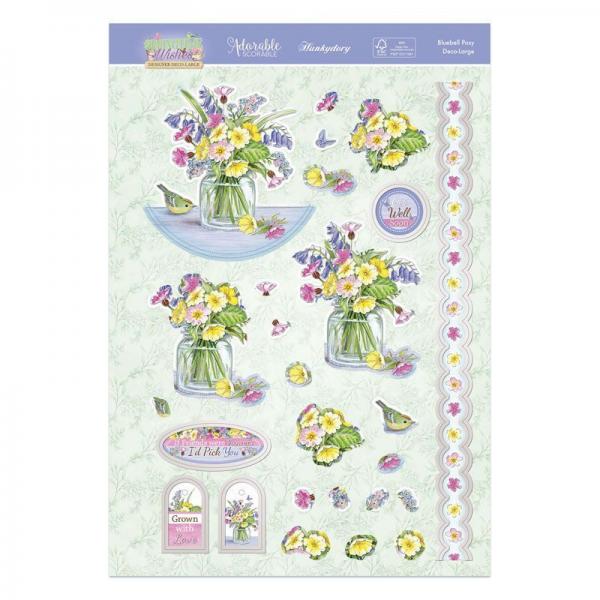 Hunkydory Springtime Wishes Deco Large Bluebell Posy