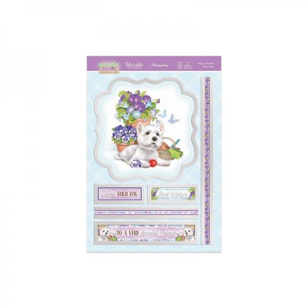 Hunkydory Springtime Wishes Deco Large Puppy's Playtime