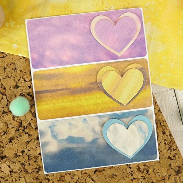 Designpapier Adorable Pattern Pack IV Painted Clouds