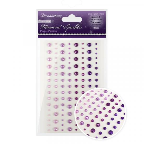 Diamond Sparkles Pearls Purple Passion