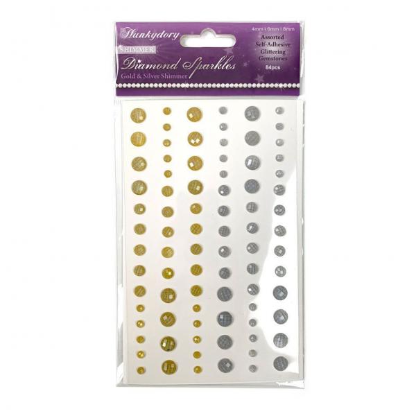 Diamond Sparkles Shimmer Gold & Silver